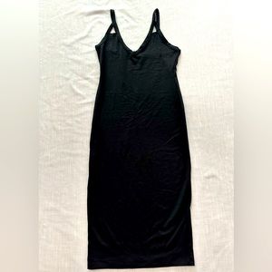 Leith black sleeveless dress with cutouts, size small